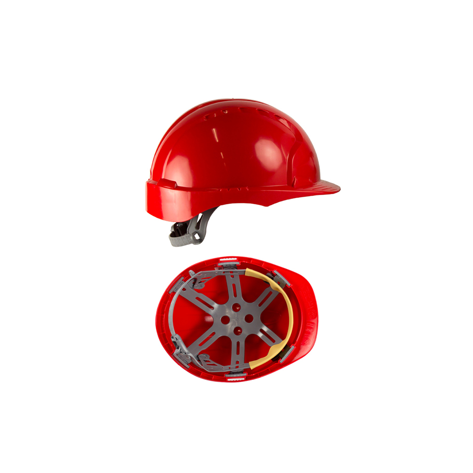 SG03106 Safety helmets For optimal protection of the head, a safety helmet should be adjusted to the size of the head of the user. The usefulness of the helmet duration is determined by, among others, cold, heat, chemicals, sunlight and incorrect use.